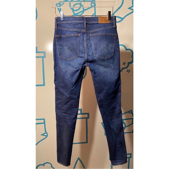 Madewell 9” High Riser Skinny Jeans in Polly Wash - Picture 3 of 8